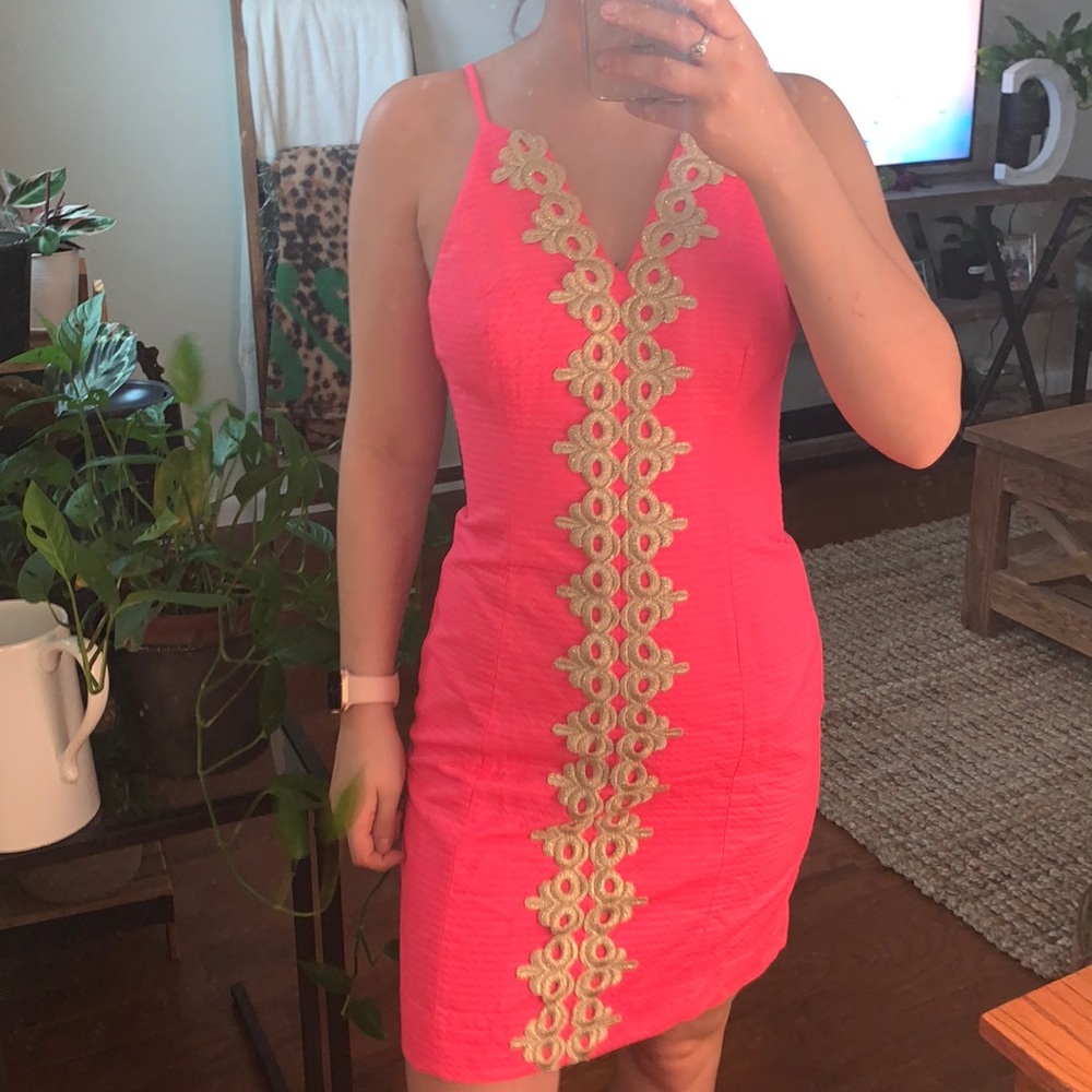 LILLY PULITZER PEARL SHIFT DRESS, NWOT SIZE 00